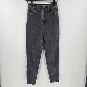 Levis High Waist Taper 25 Black Women's Jeans